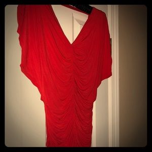 Red tunic/blouse by Bailey 44